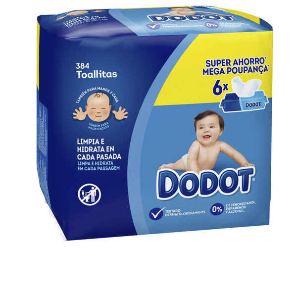 DODOT STAGES wet wipes 384 units