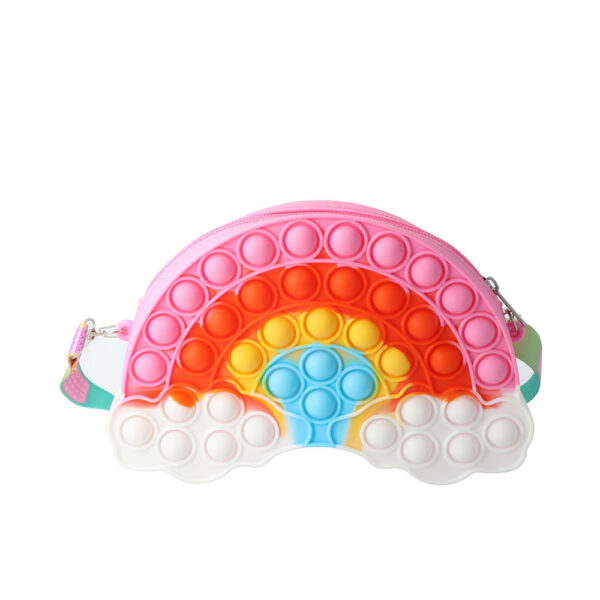Inca Rainbow silicone pop-it CROSSBODY BAG 21 x 14 x 3.5 cm 1 u