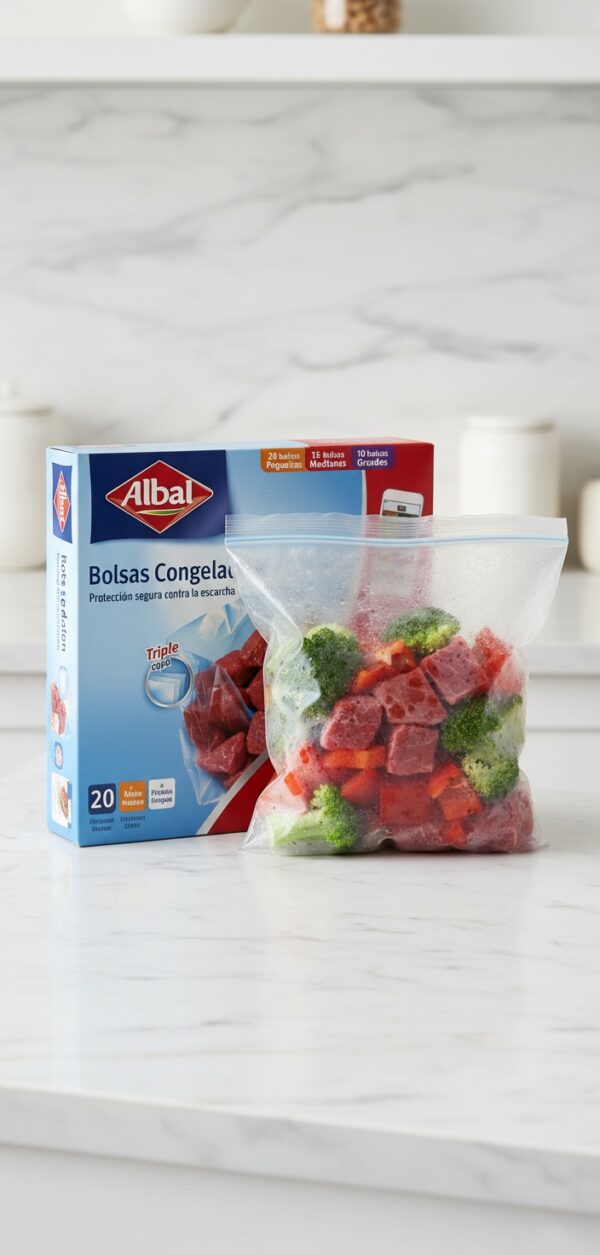 Albal FREEZER BAGS 3 SIZES triple layer 45 u