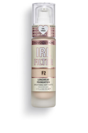 Revolution make up IRL FILTER longwear foundation #F2 23ml