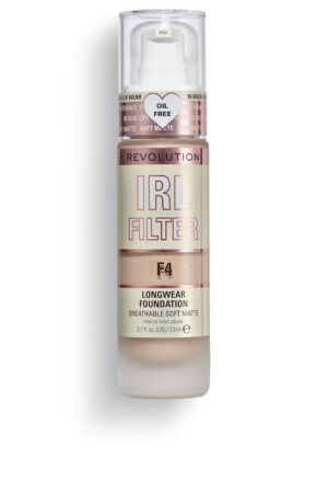 Revolution make up IRL FILTER longwear foundation #F4 23ml