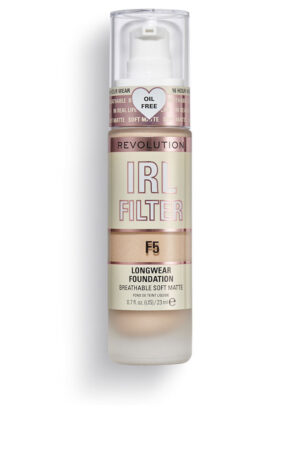 Revolution make up IRL FILTER longwear foundation #F5 23ml