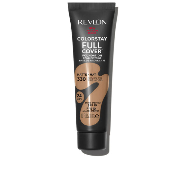 Revlon mass market COLORSTAY FULL COVER foundation #330-natural tan 30 ml