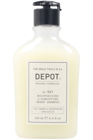 Depot BEARD & MUSTACHE Nº501 moisturizing & clarifying beard shampoo 250 ml