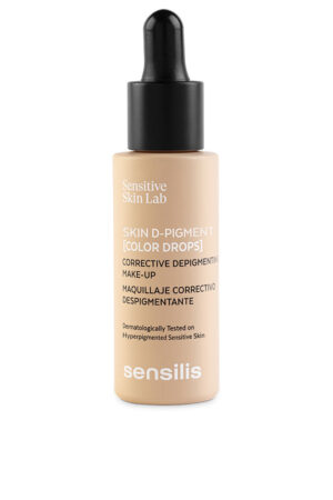 Sensilis SKIN D-PIGMENT [COLOR DROPS] depigmenting corrective makeup #Beige rose 30 ml