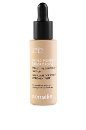 Sensilis SKIN D-PIGMENT [COLOR DROPS] depigmenting corrective makeup #Beige golden 30 ml