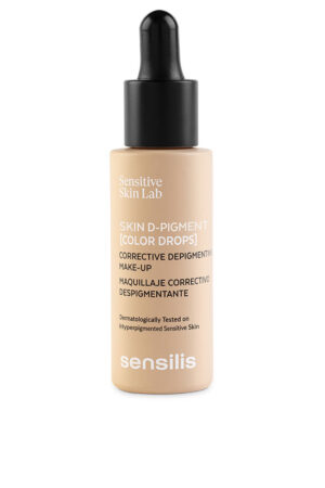 Sensilis SKIN D-PIGMENT [COLOR DROPS] depigmenting corrective makeup #Peche rose 30 ml