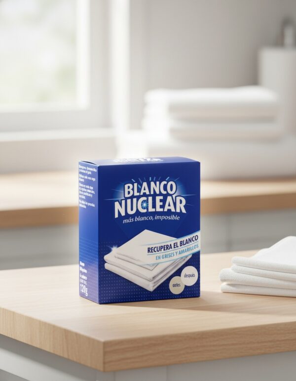 Iberia BLANCO NUCLEAR white laundry detergent x 6 sachets