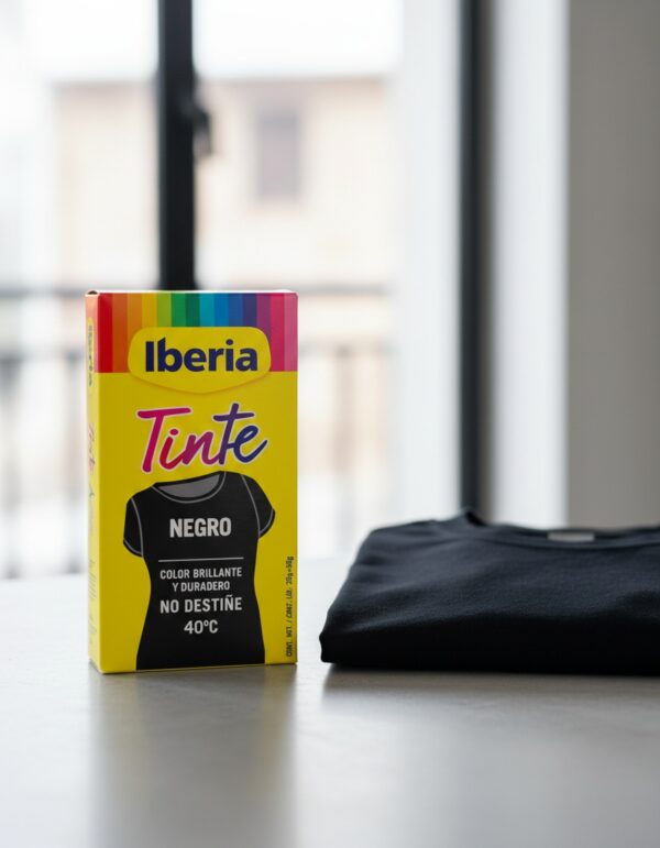 IBERIA CLOTHING DYE colorfast 40º #black 70 gr