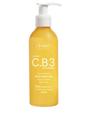 Ziaja VITAMIN C.B3 NIACINAMIDE facial cleansing gel 190 ml