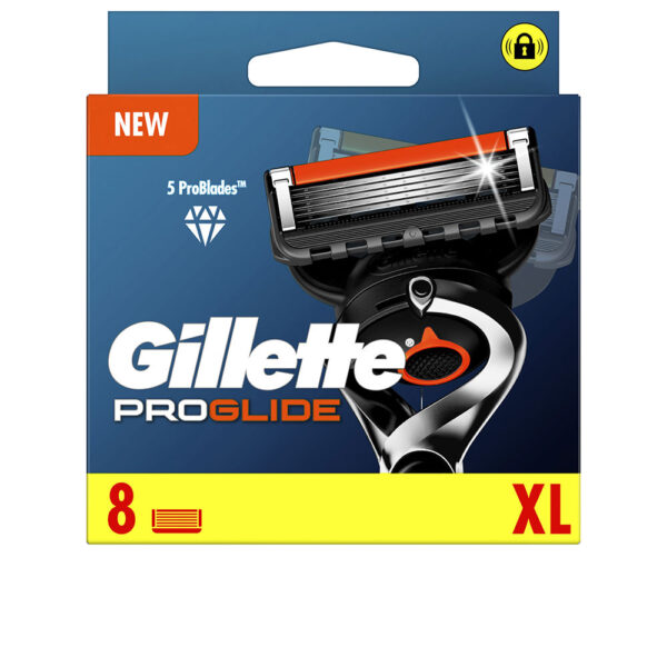 Gillette FUSION PROGLIDE charger 8 refills