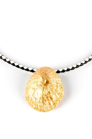 Shabama CALOBRA LUXE BLACK & WHITE necklace #shiny gold 1 u