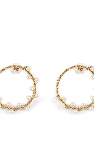 Shabama SHIMA earrings #bright gold 1 u