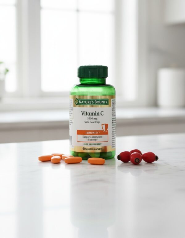 VITAMIN C 1000 mg with rosehip coated capsules 60 units
