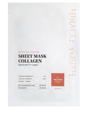 Village 11 MIRACLE YOUTH sheet mask collagen 23 gr