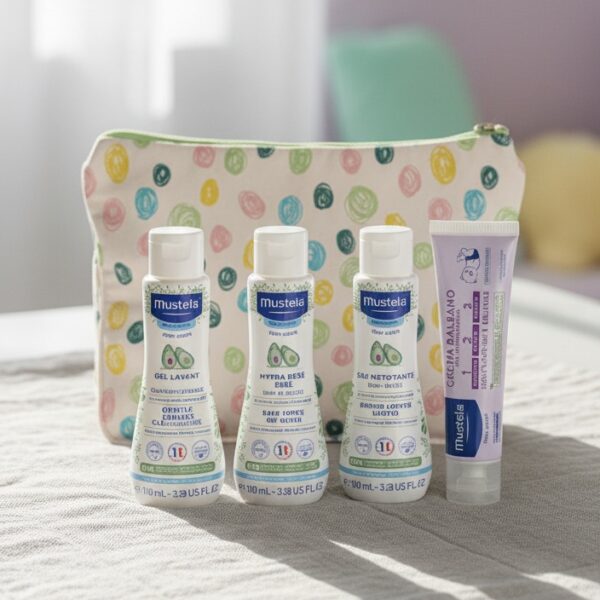 BEBÉ-NIÑO NECESER LUNARES ESTUCHE 5 pz