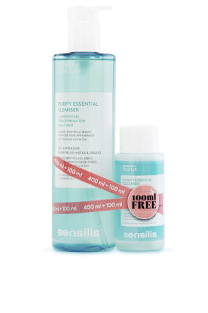 Sensilis PURIFY ESSENTIAL CLEANSER CLEANSING GEL LOT 2 pcs