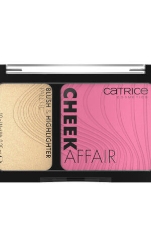 CHEEK AFFAIR blush & highlighter palette #010-love at first swipe 10 gr