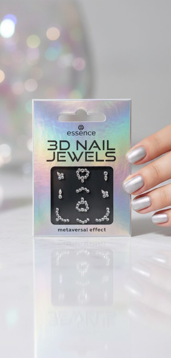 Essence 3D NAIL jewelry #02-mirror universe 1 u