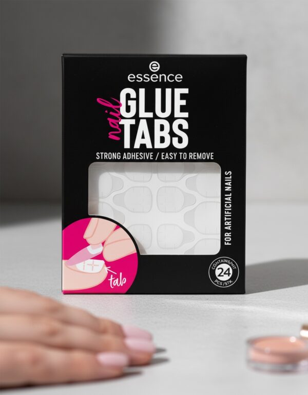 Essence GLUE TABS self-adhesive for artificial nails 24 u