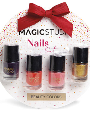 Magic studio COLORFUL NAILS LOT 4 pcs