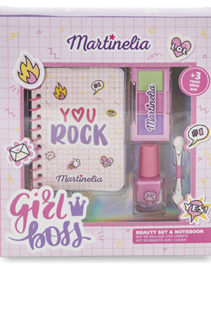 Martinelia SUPER GIRL BEAUTY SET & NOTEBOOK 4 pcs