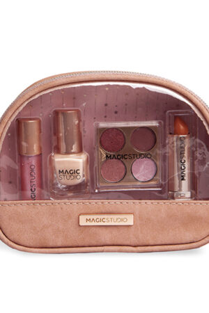 Magic studio ROSE QUARTZ MAKEUP BAG LOT 4 pcs