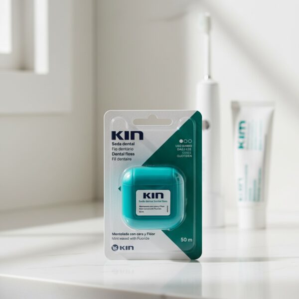 KIN seda dental con cera mentolada 50 ml