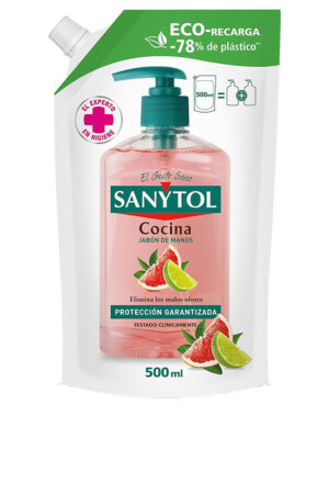SANYTOL REPLACEMENT ECO antibacterial kitchen soap 500 ml