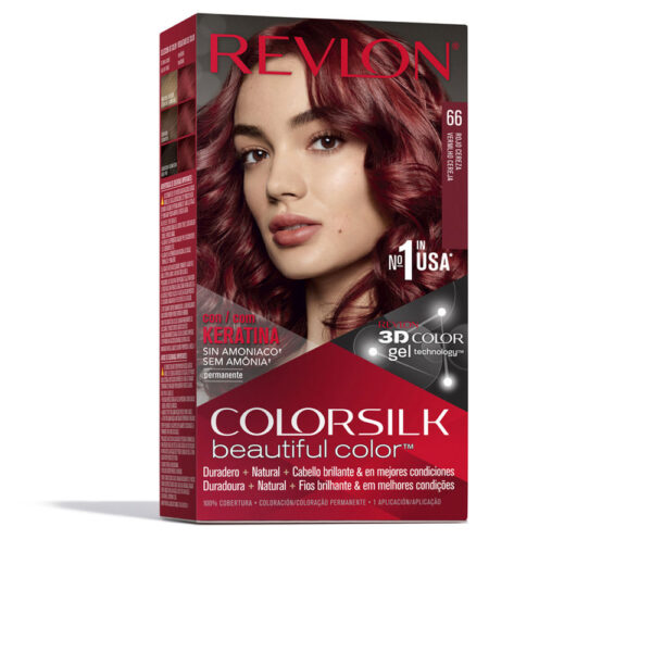 Revlon mass market COLORSILK dye #66-cherry red 1 u