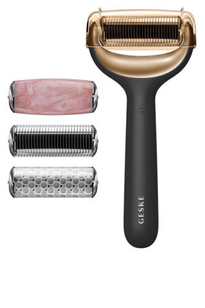 Geske SMART APP GUIDED facial and body roller with microneedles 9 in 1 #black 4 u