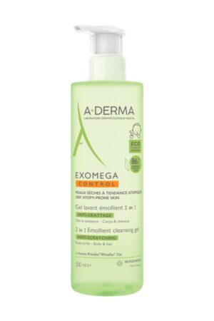 A-derma EXOMEGA CONTROL emollient gel 2in1 500 ml
