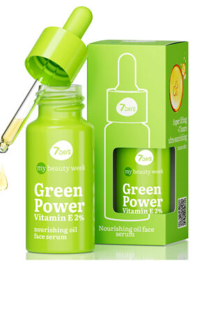 7days GREEN POWER VITAMIN E 2% nourishing oil facial serum 20 ml