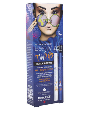 Refectocil BEAUTY LASH TWO GO eyebrow tint #Black brown 2 u
