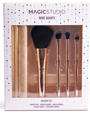 Magic studio ROSE QUARTZ BRUSH CASE 5 pcs