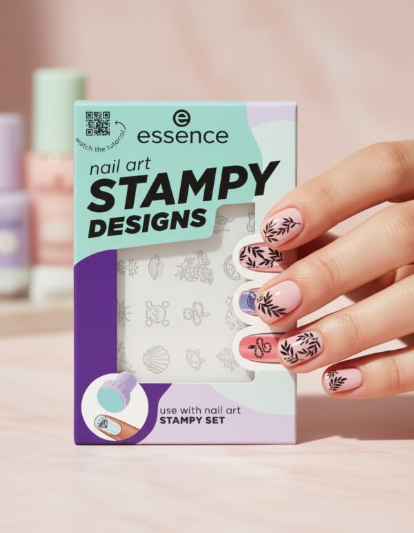 Essence STAMPY DESIGNS nail stamping templates 1 u