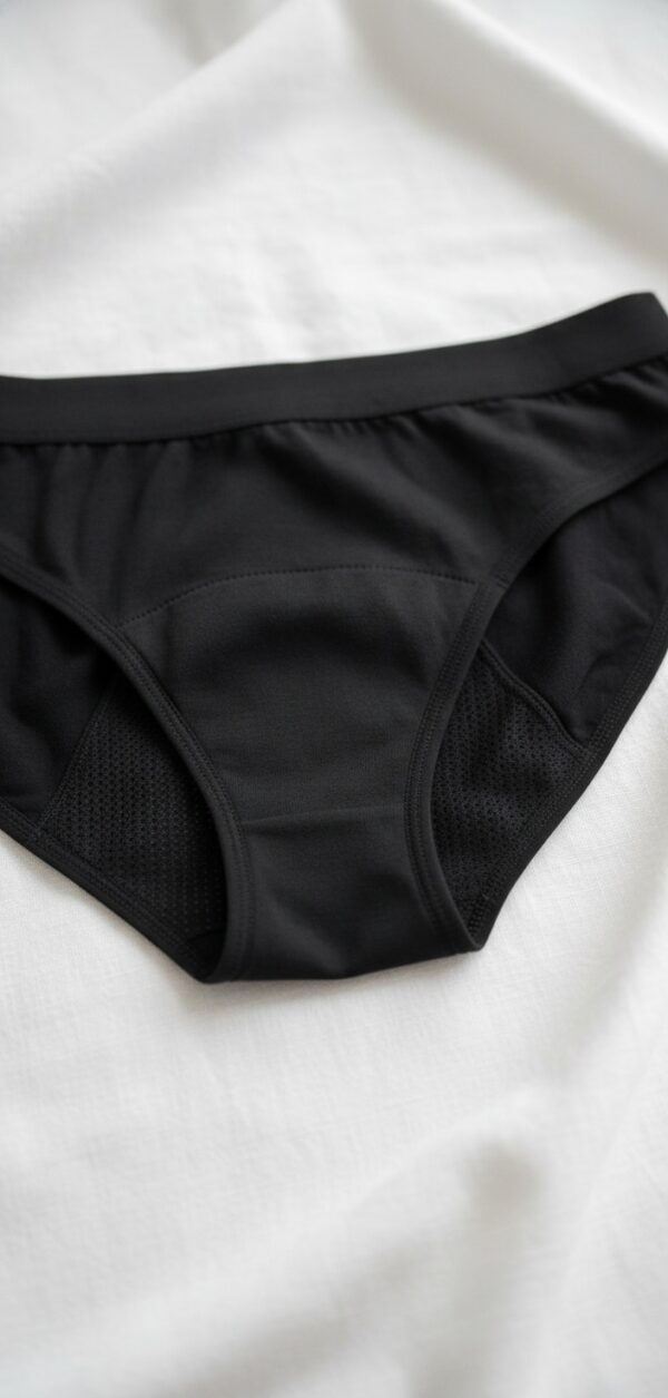 PlatanomelÓn KIWITAS CLASSIC SPORTY menstrual panties black #L 1 u
