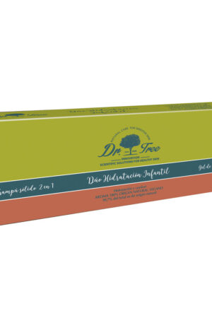 Dr. tree SOLID SHAMPOO AND GEL CHILDREN'S HYDRATION SENSITIVE SKIN CASE 2 pcs