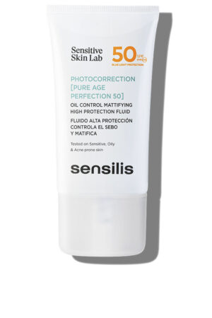 Sensilis PHOTOCORRECTION [PURE AGE PERFECTION 50] fluido alta protección controla el sebo y matifica 40 ml