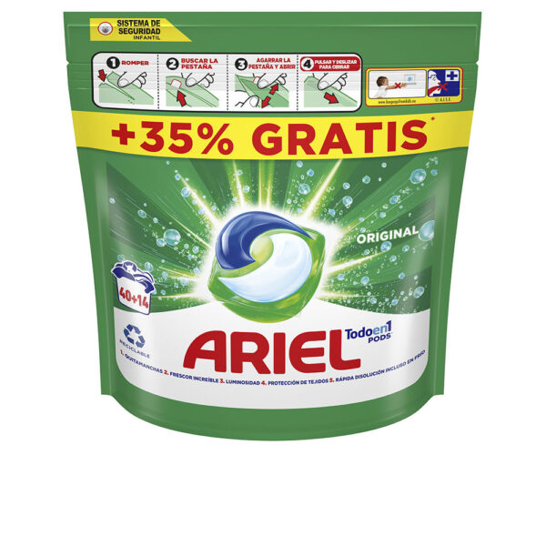 ARIEL PODS ORIGINAL 3in1 detergent 54 capsules