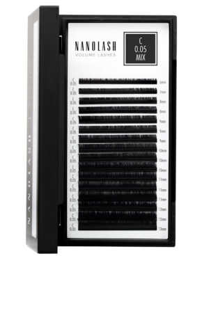 Nanolash VOLUME LASHES false eyelashes 0.05 C #6-13 mm 1 u
