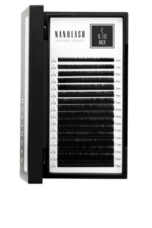 Nanolash VOLUME LASHES false eyelashes 0.10 C #6-13 mm 1 u