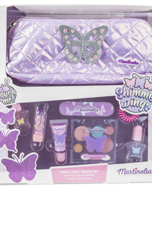 Martinelia SHIMMER WINGS PENCIL CASE & BEAUTY CASE 8 pcs