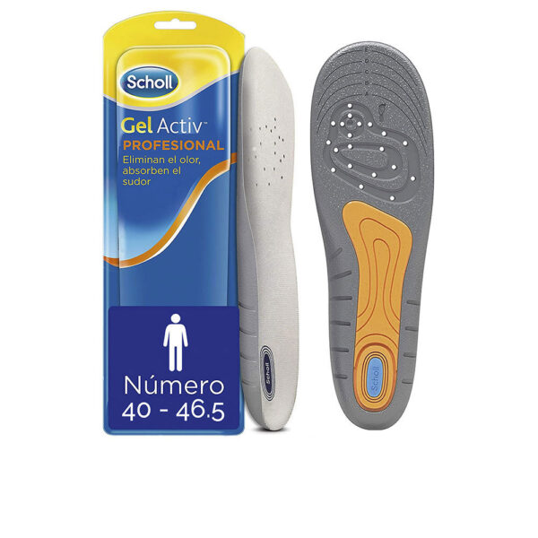 Scholl PROFESSIONAL ACTIV GEL insole for men #Size 40-46.5 1 u