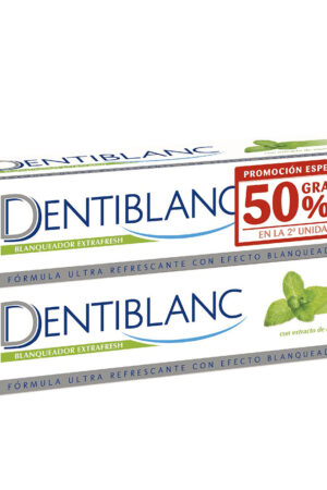 DENTIBLANC EXTRAFRESH WHITENING with mint extract pack 2 x 100 ml
