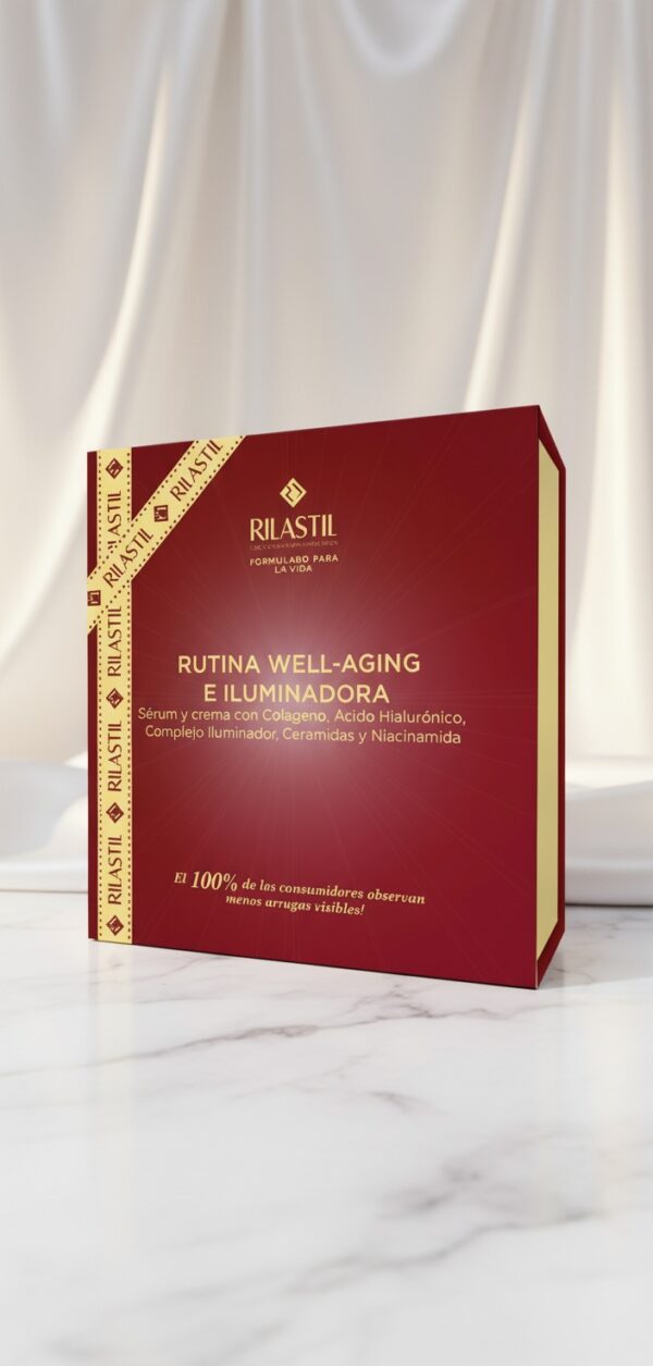 Rilastil PROGRESSION (+) RUTINA ANTIARRUGAS Y ILUMINADORA ESTUCHE 2 pz