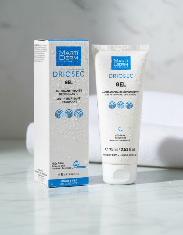 DRIOSEC antiperspirant gel for hands and feet 75 ml - Image 2
