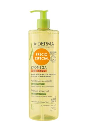A-derma EXOMEGA CONTROL aceite ducha emoliente 750 ml