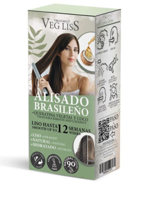 VEG LISS Brazilian straightening with vegetable keratin and coconut 2 u