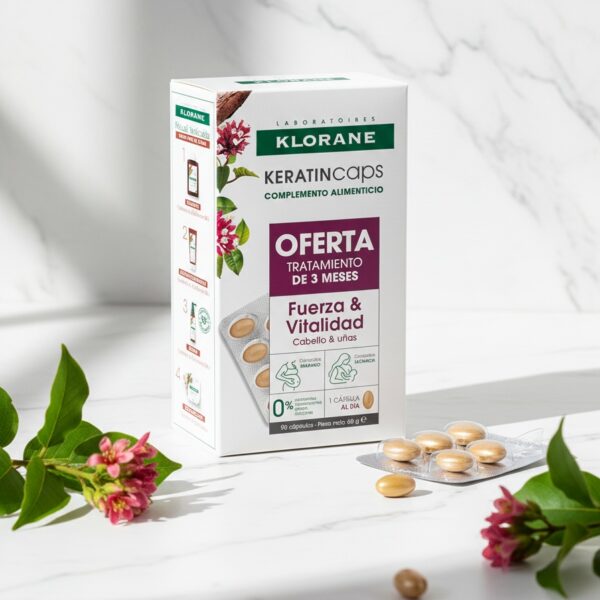 KERATINCAPS capsules to strengthen and revitalize hair pack 3 x 30 units